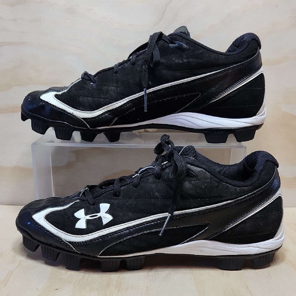 Under Armour Leadoff Black Baseball Softball Cleats Men 11.5 Athletic Shoes - Picture 2 of 7